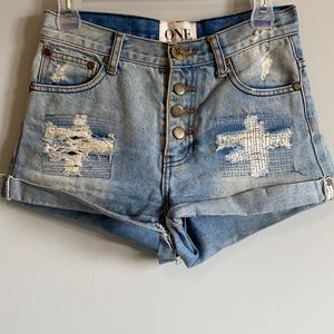 One Teaspoon Jean Shorts- 25